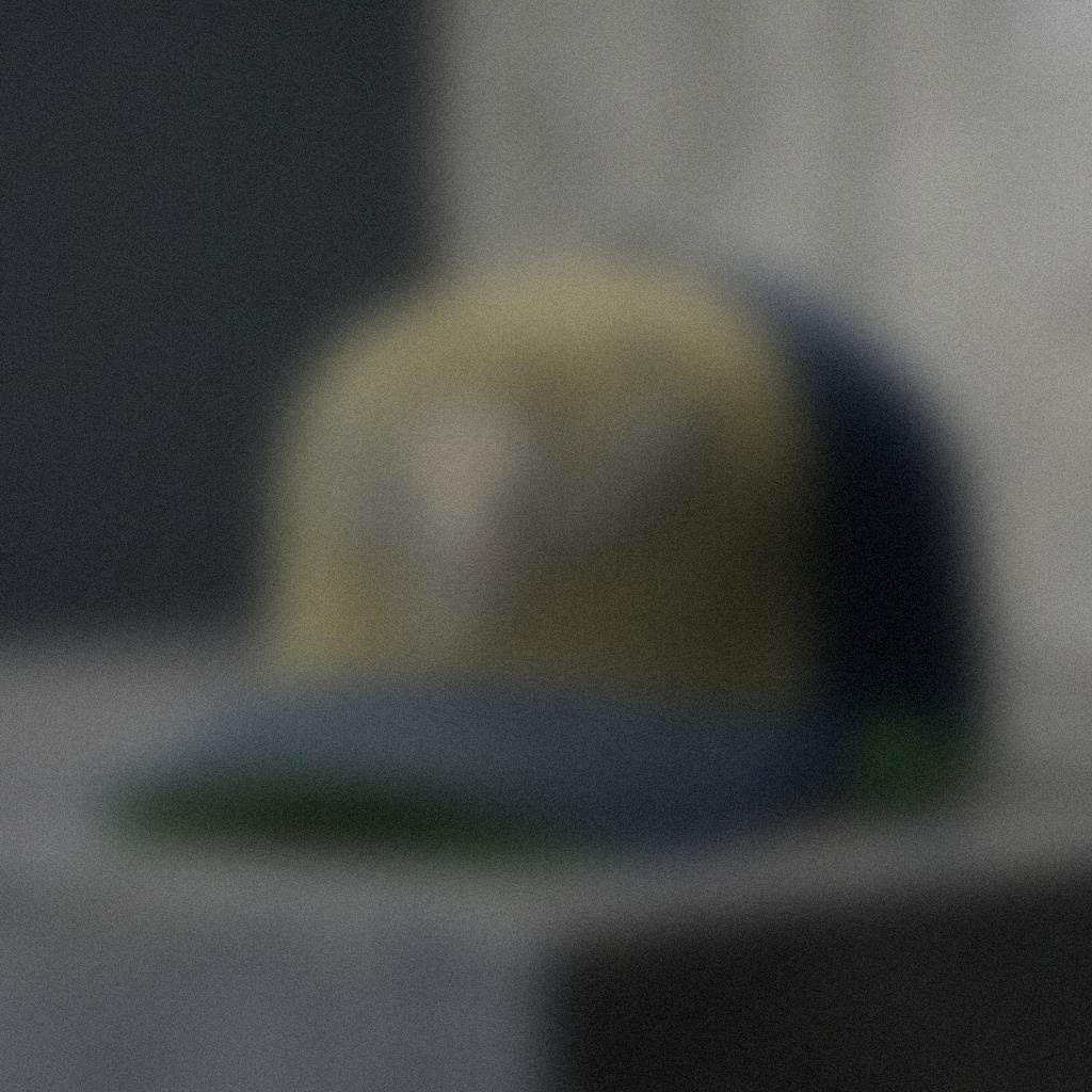 “Flock Crest” Corduroy 6-Panel Cap
